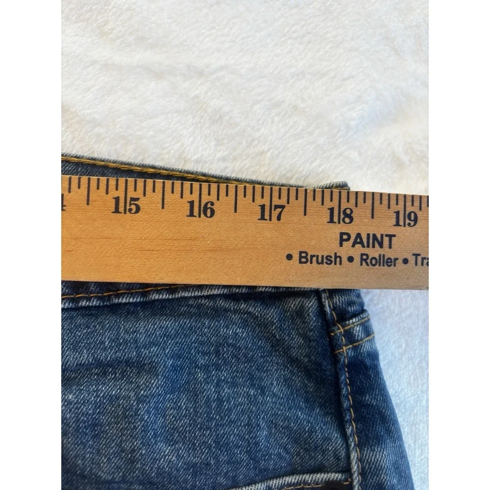 Levis 505‎ Jeans Mens 38x34 Blue Medium Wash Stretch Straight Denim Workwear